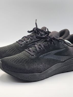 Brooks Ghost 16 Mens 12 W (2E) Shoes Black Running Walking Sneaker